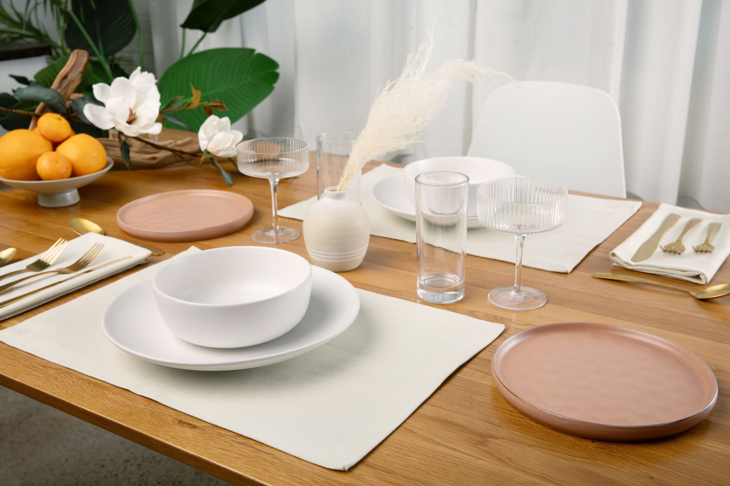 Organic Cotton Linen Placemats - Set of 4