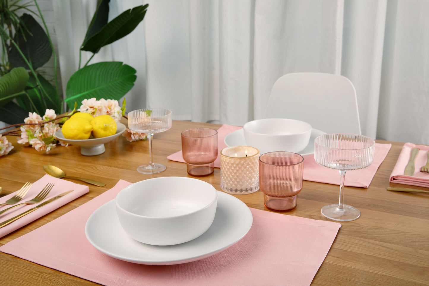 Organic Cotton Linen Placemats - Set of 4